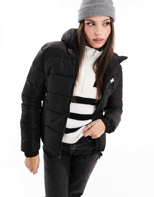 Hooded Spirit Sports Puffer Jacket