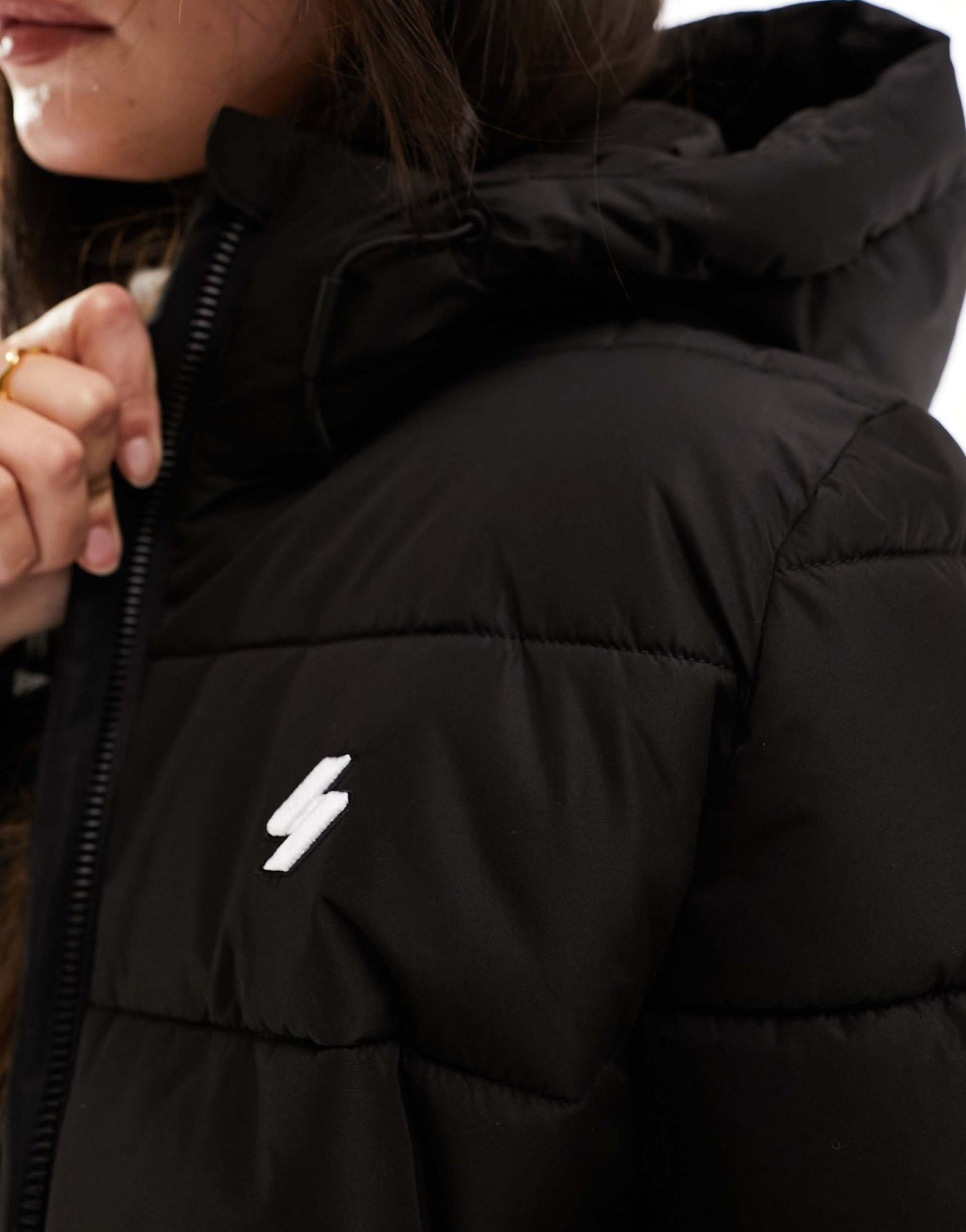 Hooded Spirit Sports Puffer Jacket