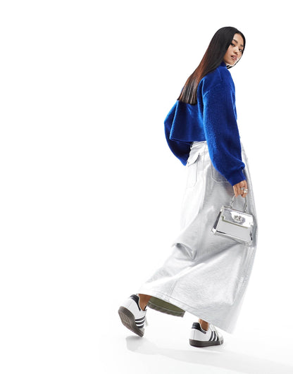 Cropped Knitted Jumper