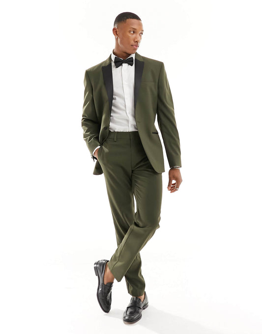 Slim Tuxedo Suit Trousers