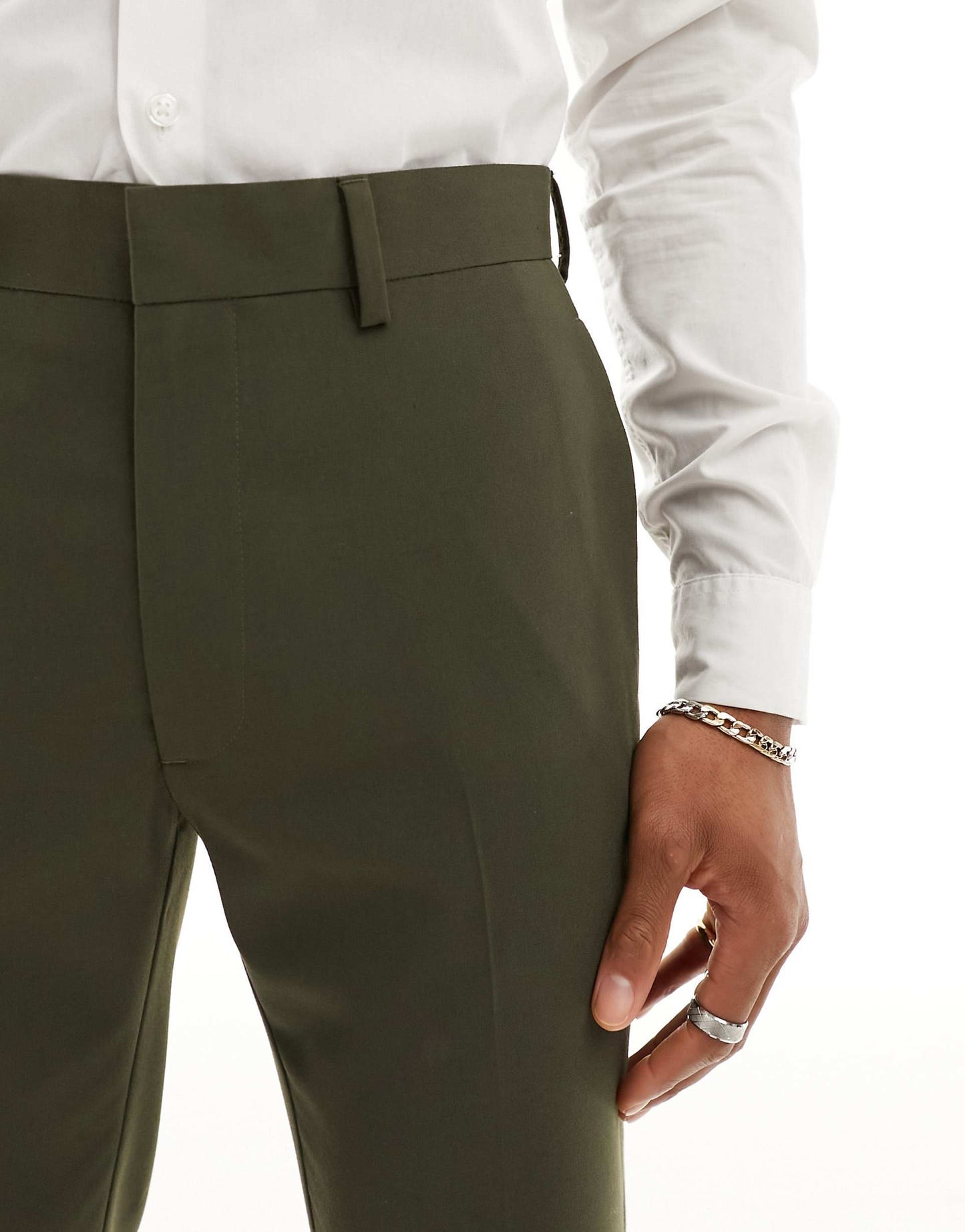 Slim Tuxedo Suit Trousers