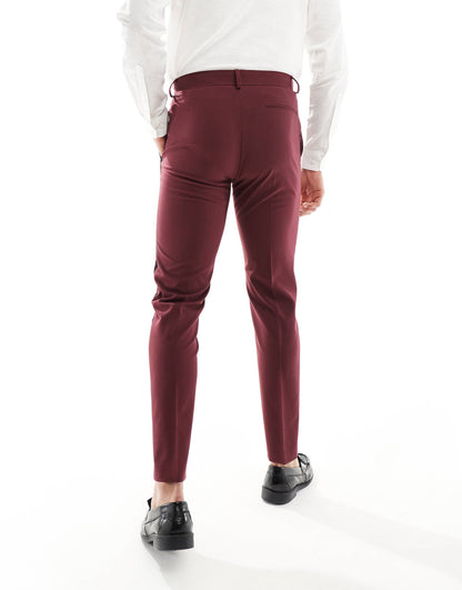 Slim Tuxedo Suit Trousers
