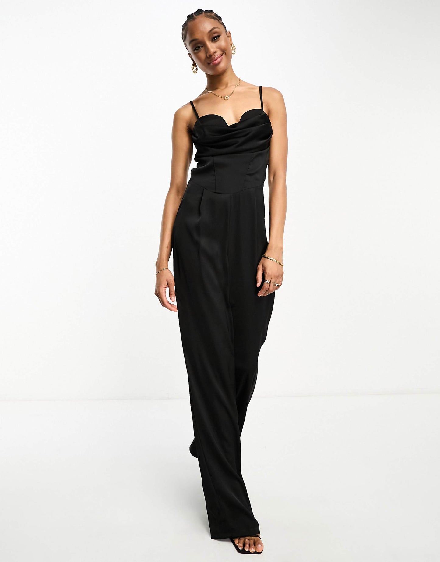 Satin Corset Jumpsuit