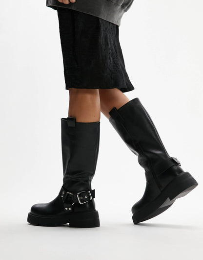 Rambo Chunky Biker Boot
