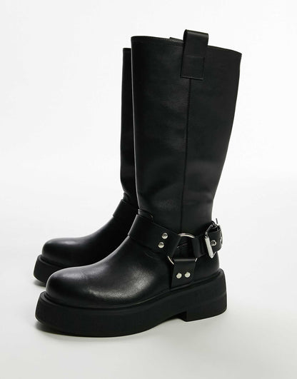 Rambo Chunky Biker Boot