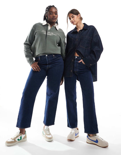 Ribcage Straight Fit Ankle Jeans