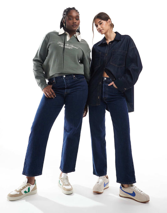 Ribcage Straight Fit Ankle Jeans