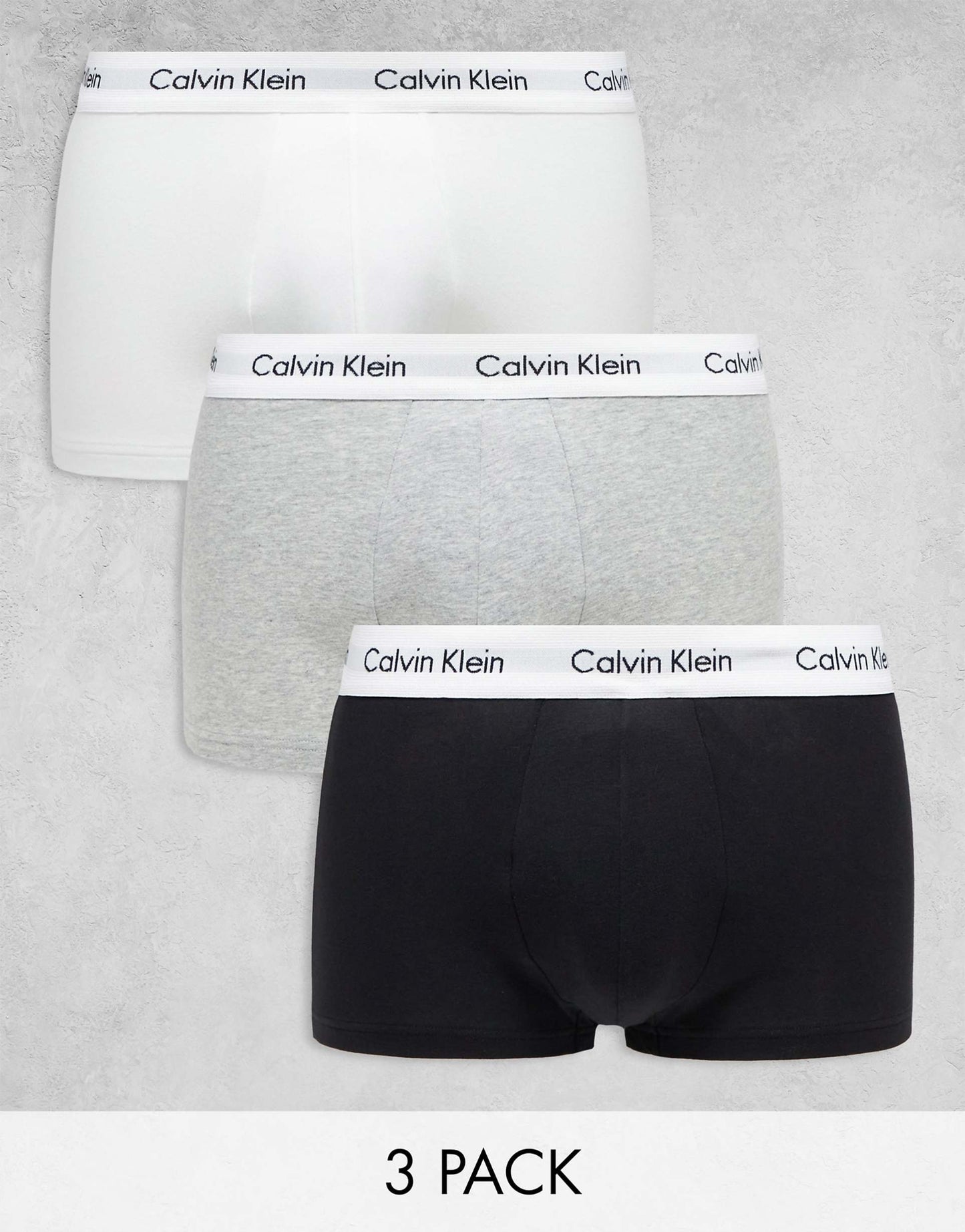 Low Rise Trunks 3 Pack
