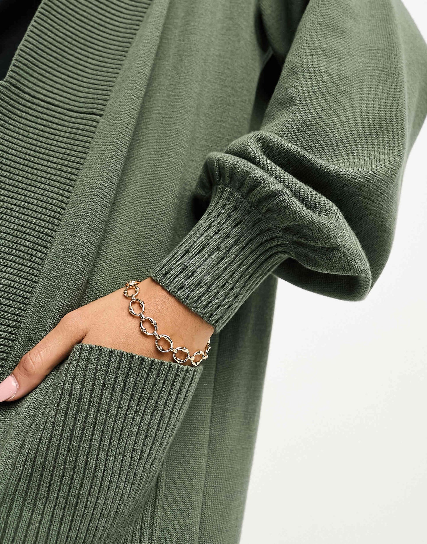 Maxi Ribbed Cardigan