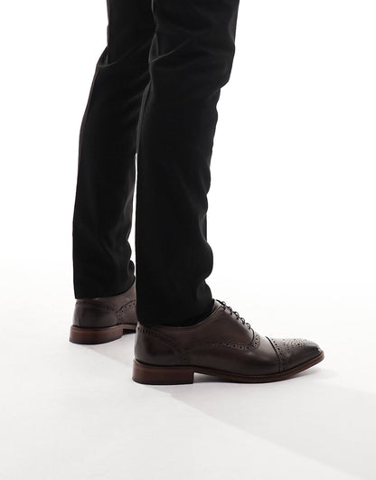 Cast Washed Brogue Shoe