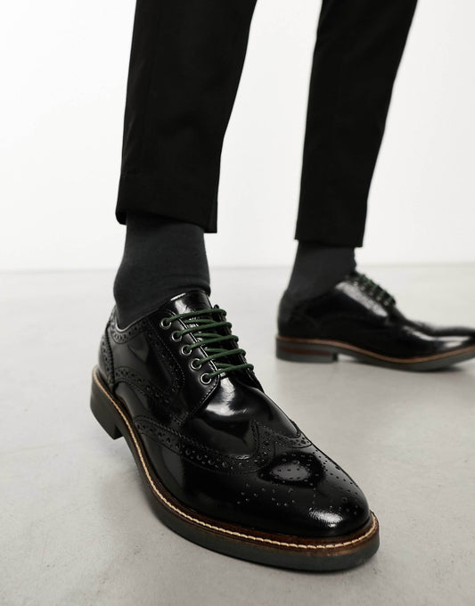 Woburn Hi-Shine Brogue Shoe