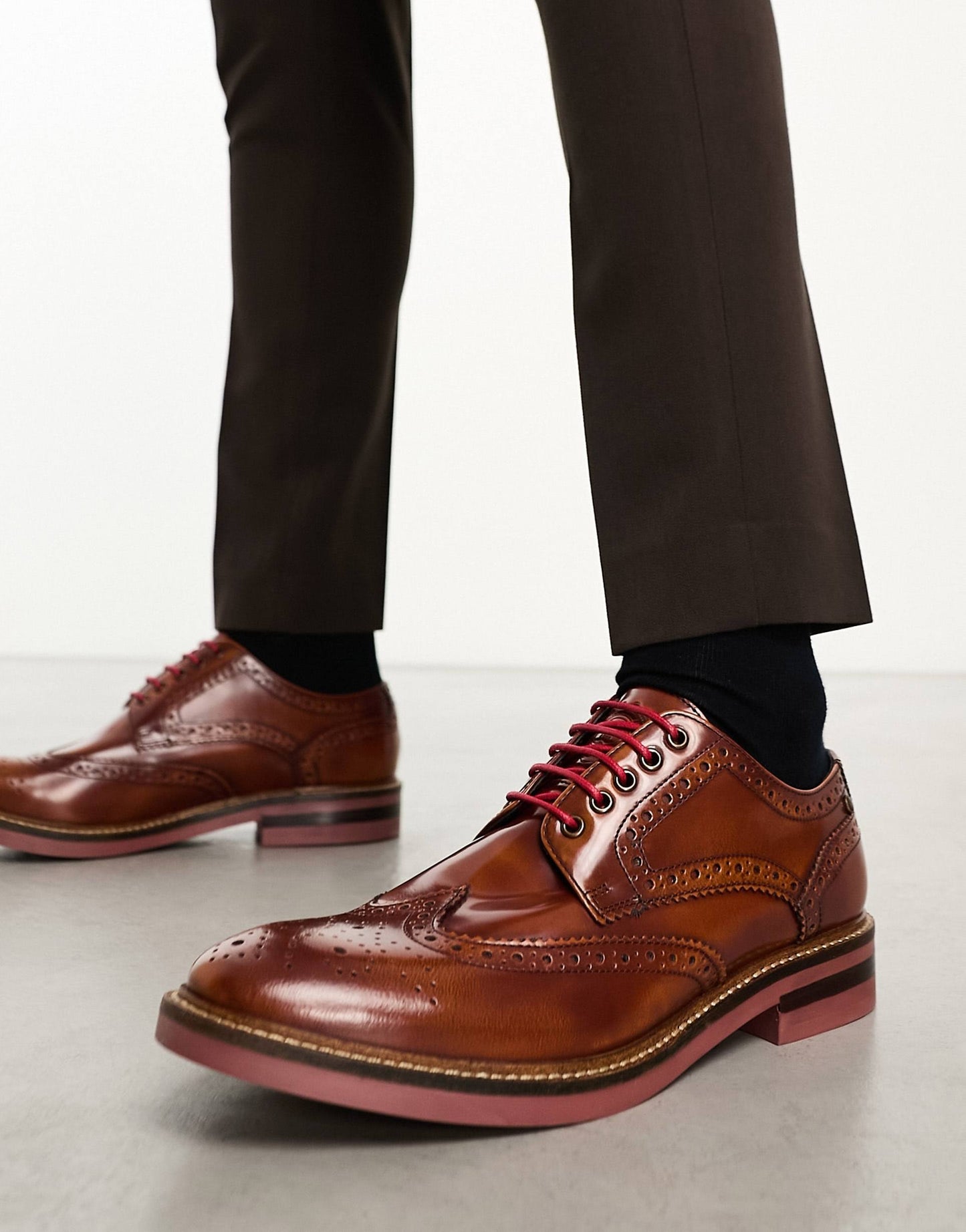 Woburn Hi-Shine Brogue Shoe