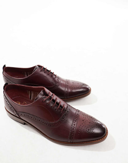 Cast Washed Brogue Shoe