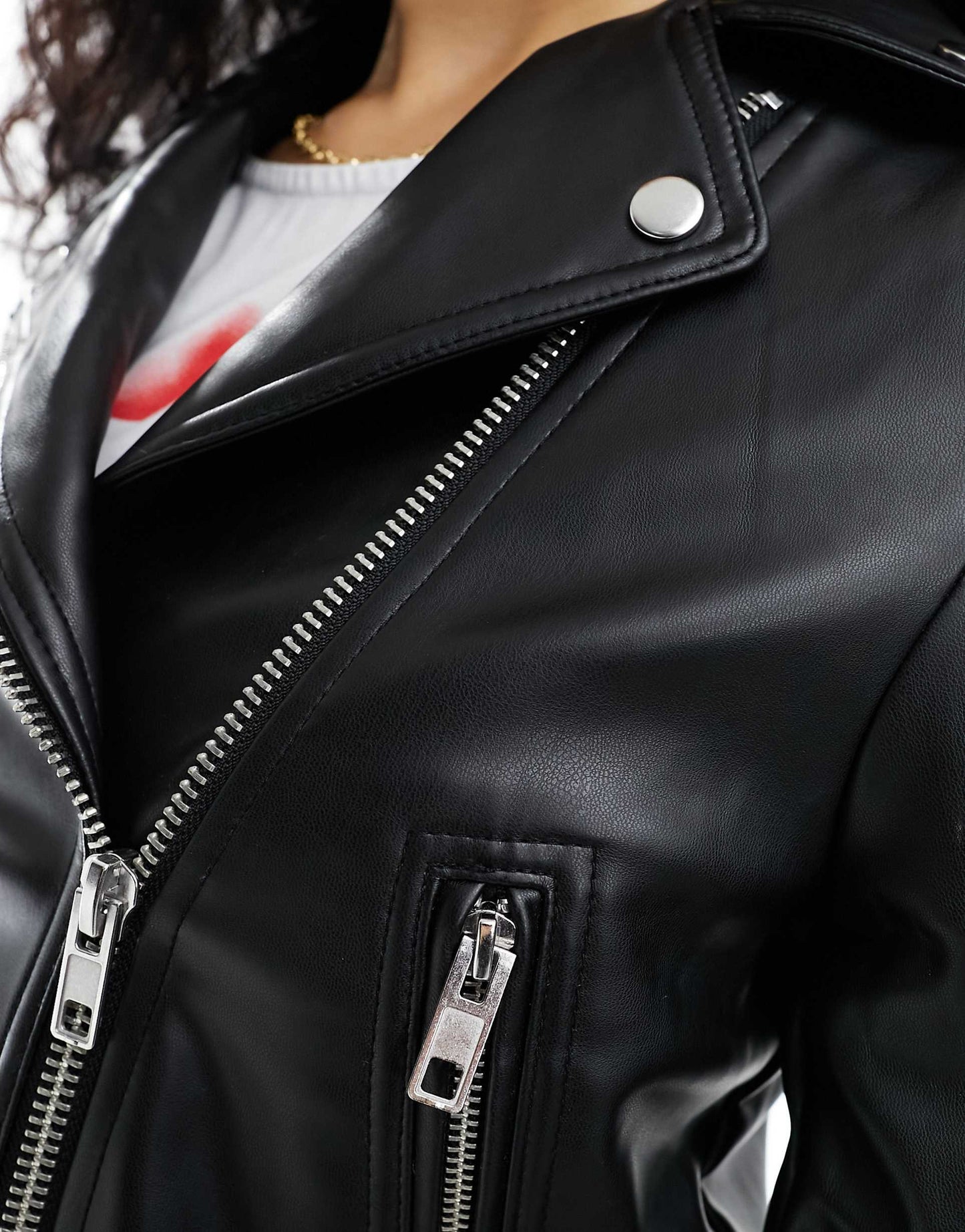 Ultimate Faux Leather Biker Jacket