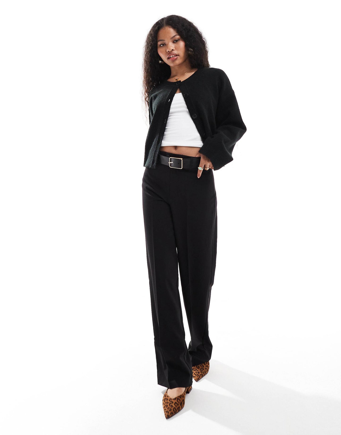 Petite Tailored Straight Trouser