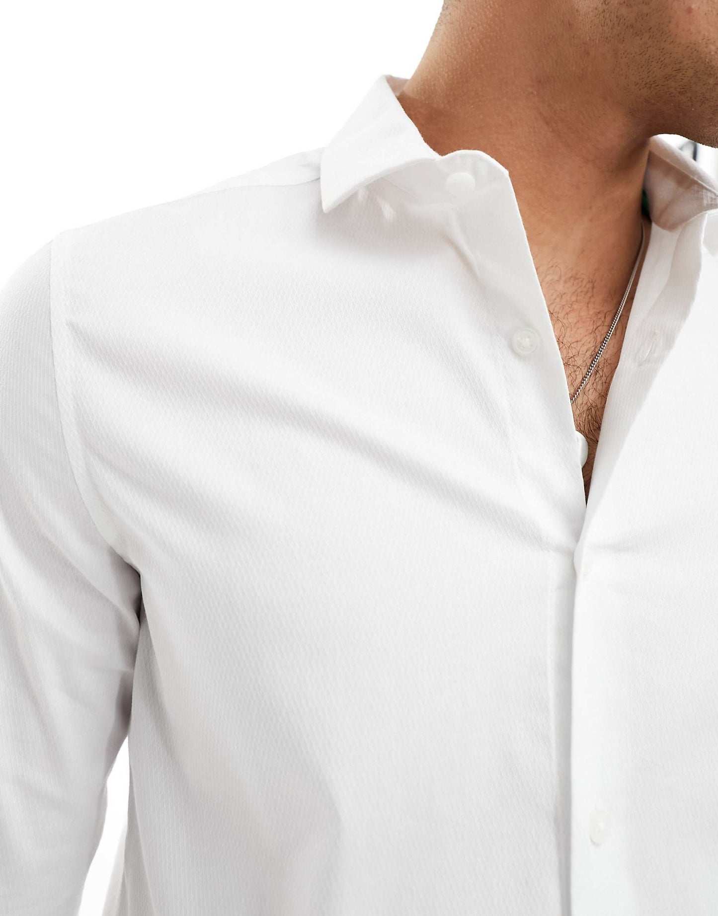 Slim Smart Shirt With Cutaway Collar
