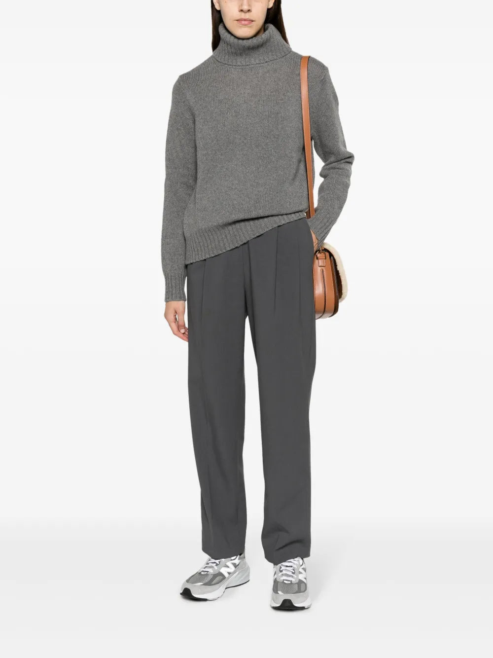 Roll-Neck Wool Jumper