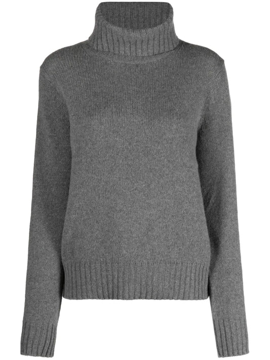Roll-Neck Wool Jumper