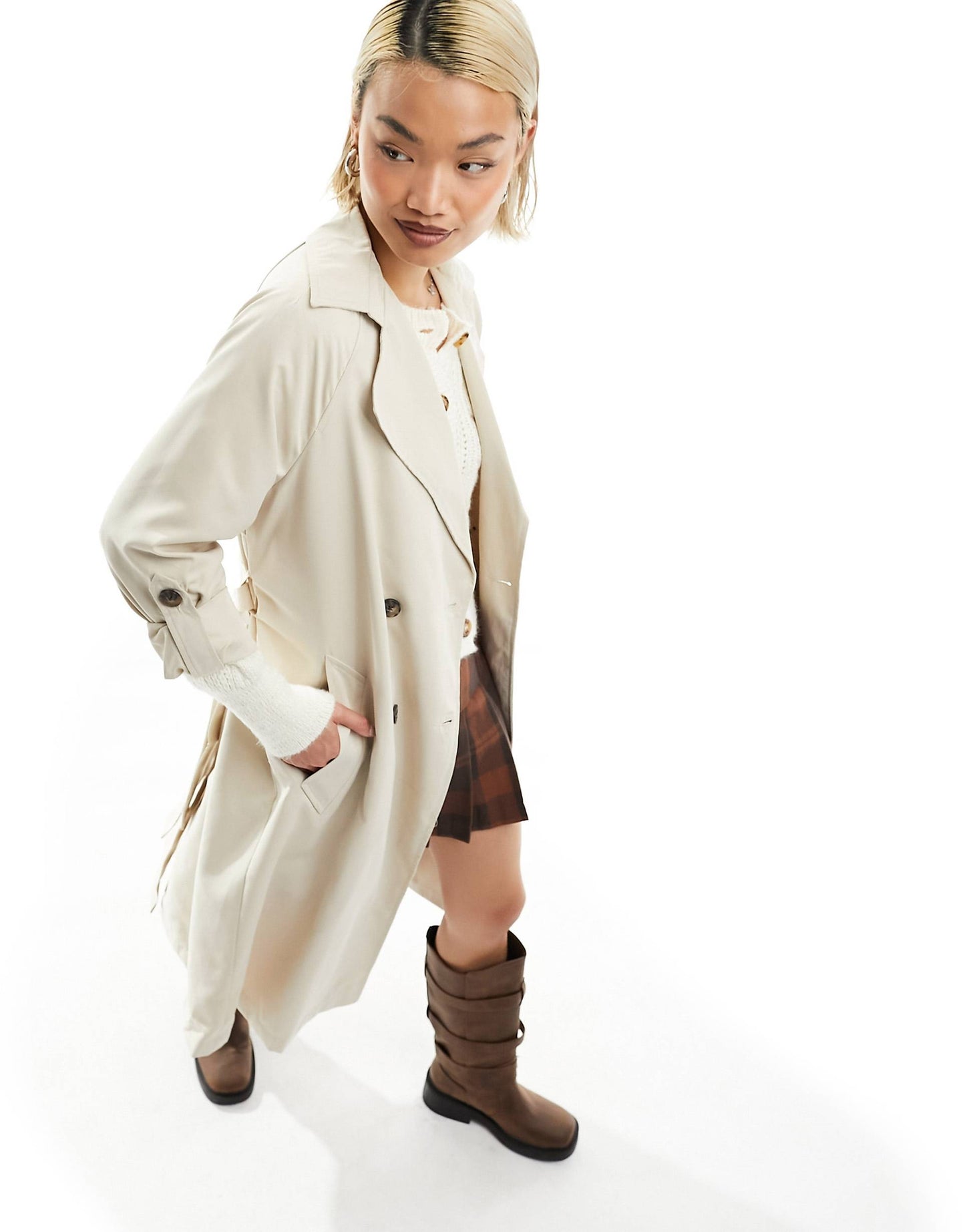 Longline Trench Coat