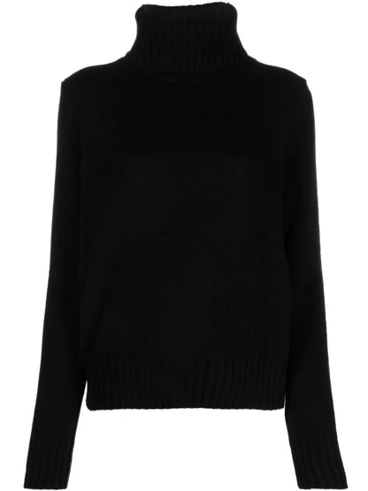 Roll-Neck Wool Jumper
