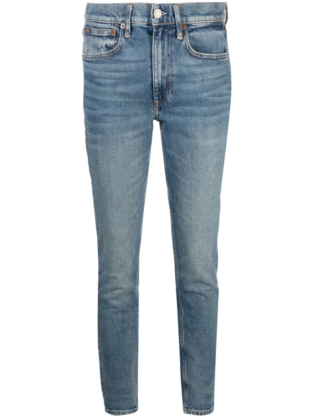 Stonewashed Cotton Skinny Jeans