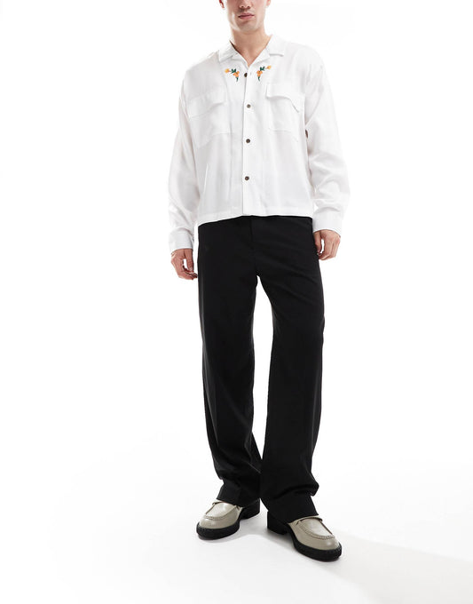 Smart Wide Leg Trousers