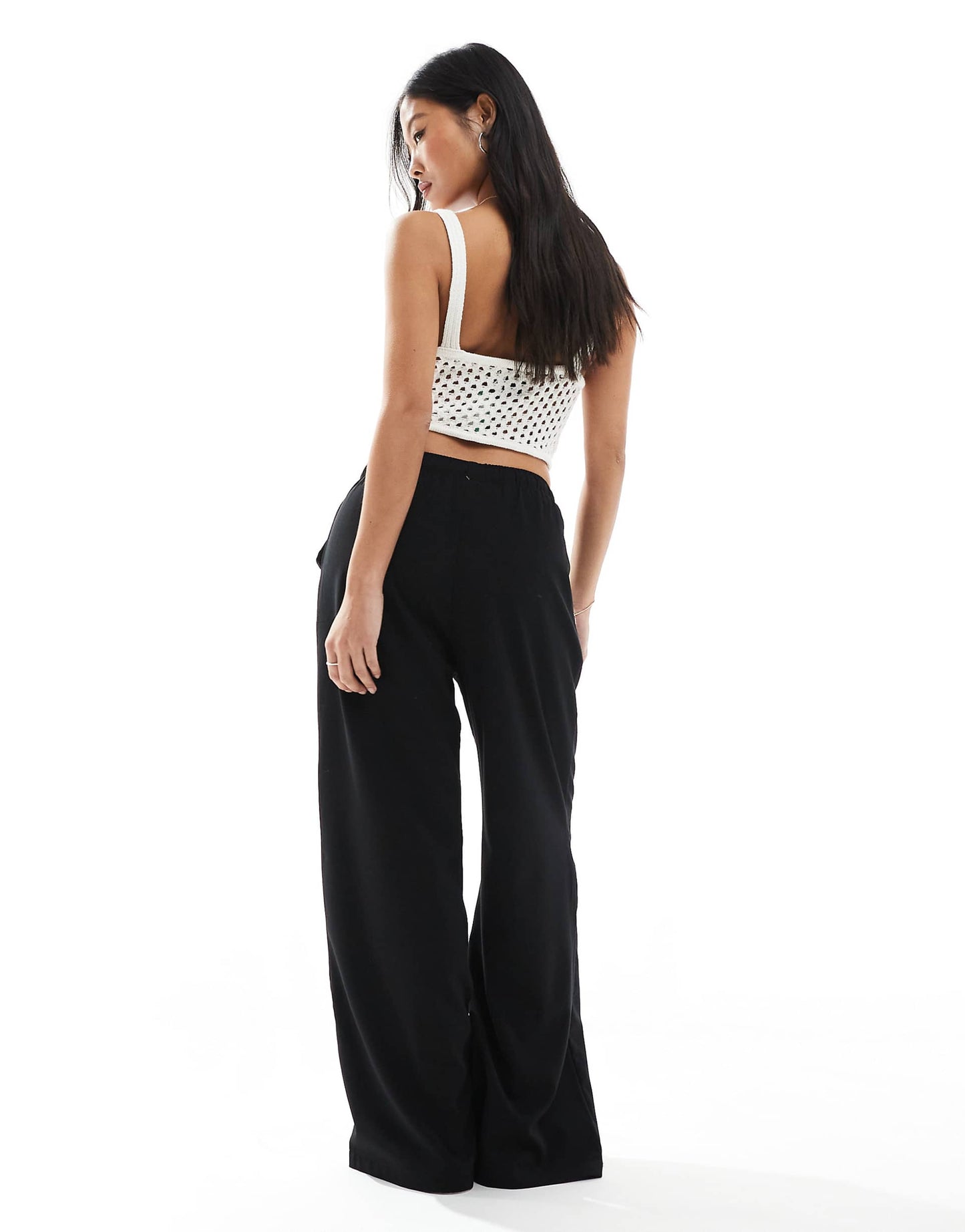 Petite Tailored Pull On Trouser