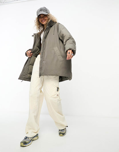 Honey Oversized Cocoon Coat