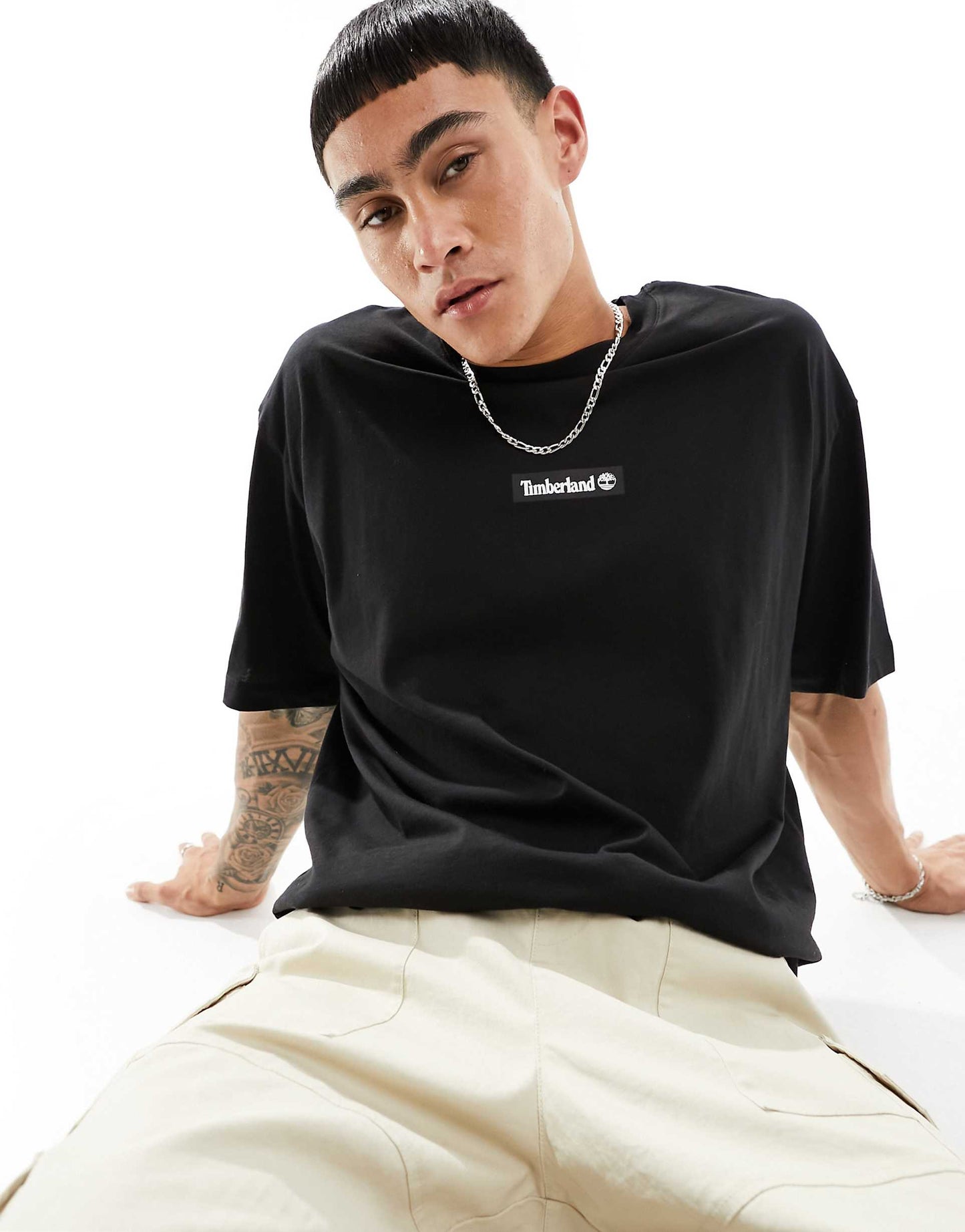 Oversized T-Shirt With Central Logo