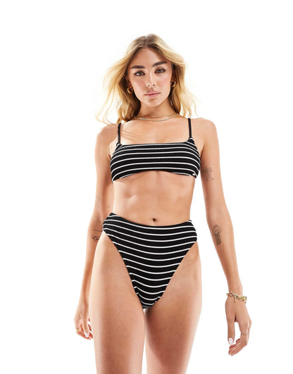 Crinkle Crop Bikini Top