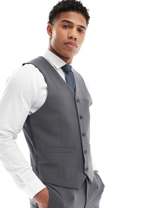 Super Skinny Suit Waistcoat
