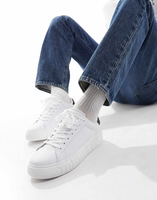 Leather Outsole Trainers