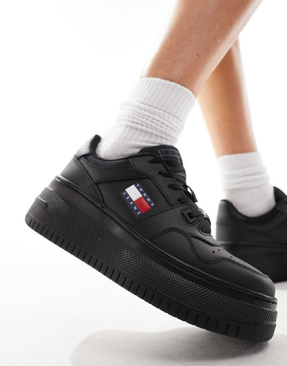 Retro Basket Flatform Trainers