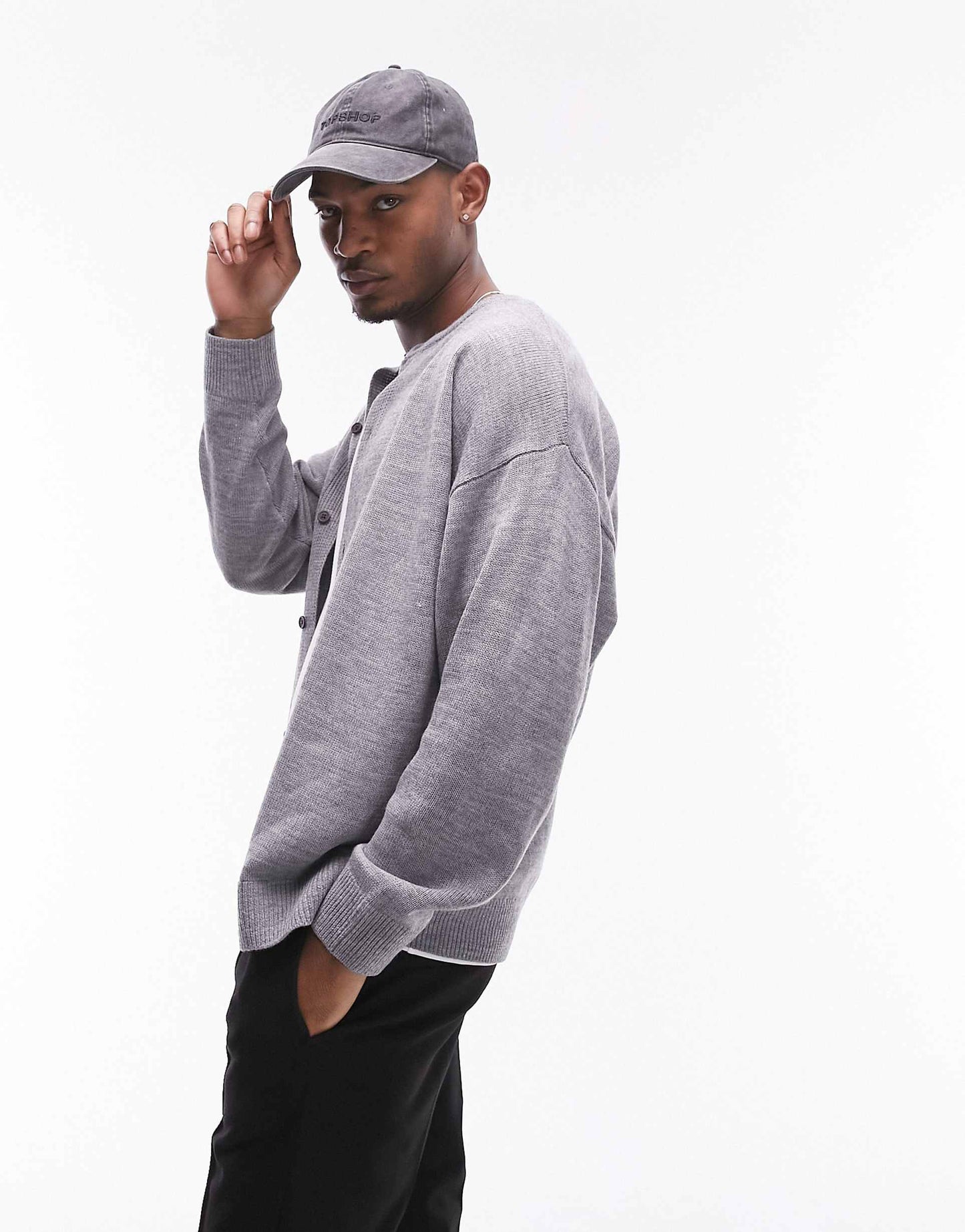 Round Collar Cardigan