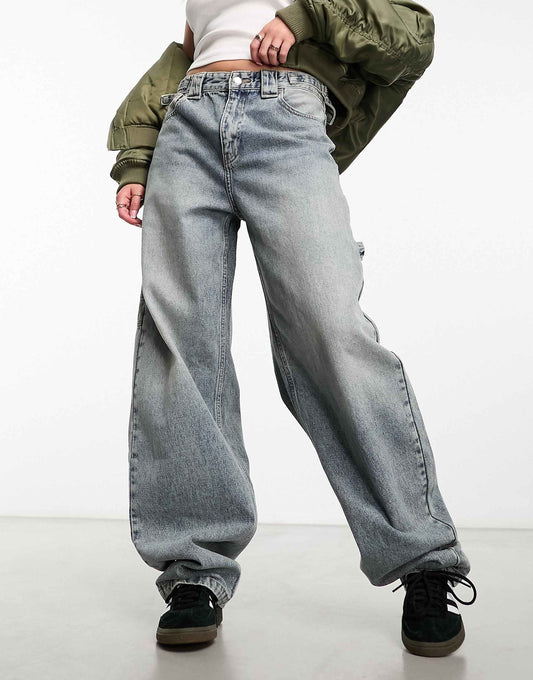 Adjustable Waist Carpenter Jeans