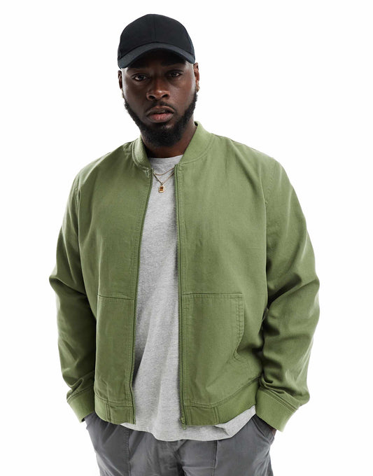 Washed Bomber Jacket
