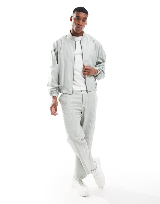 Smart Co-Ord 80S Bomber Jacket