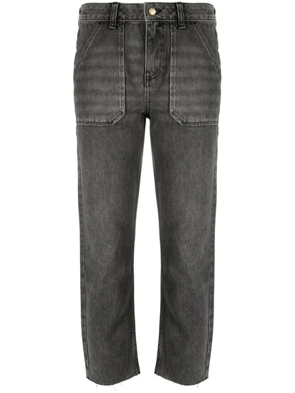Elly Mid-Rise Straight-Leg Jeans