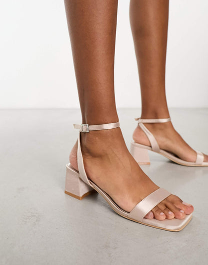 Bridal Ruhi Low Block Heeled Sandals