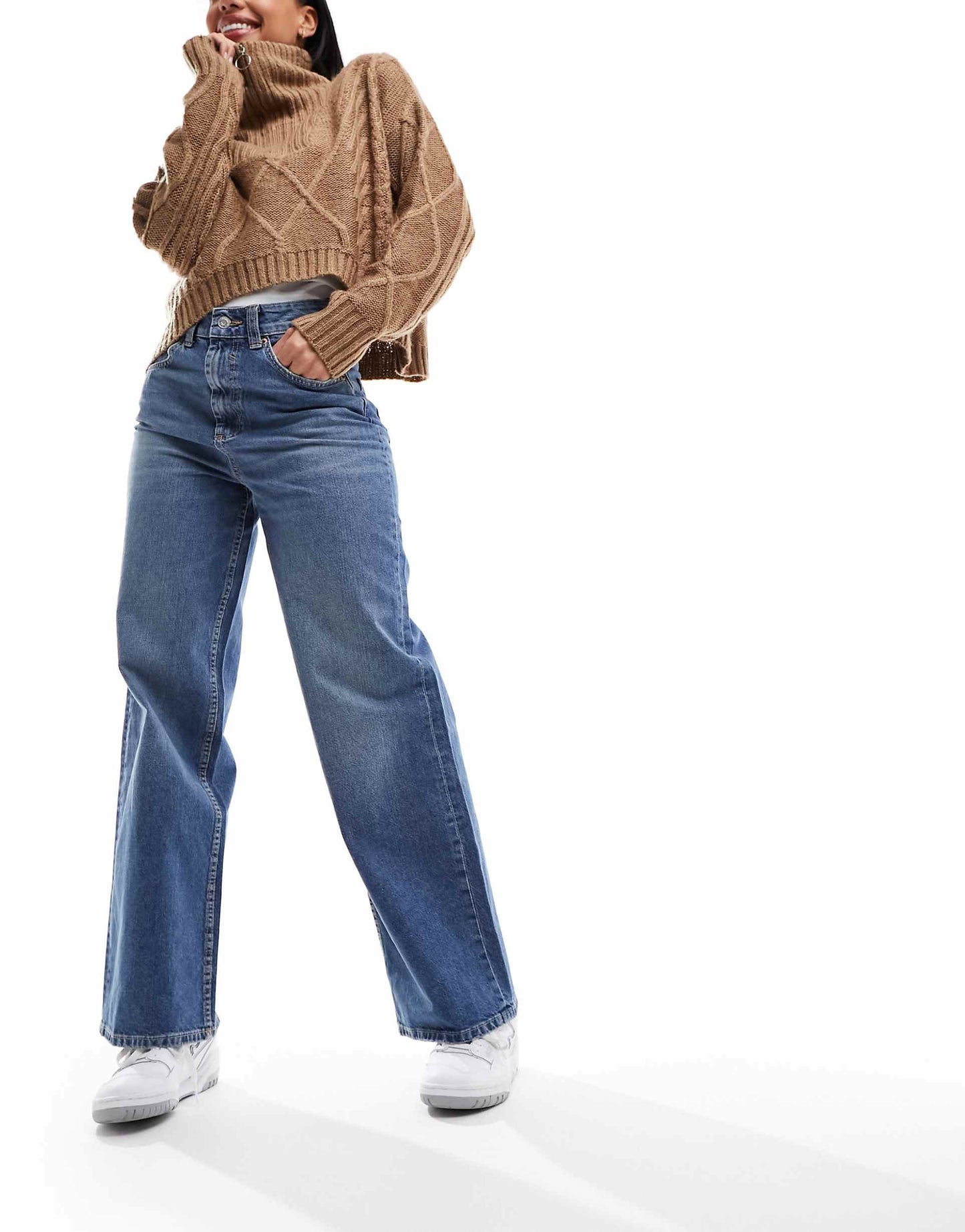 Wide Leg Dad Jeans