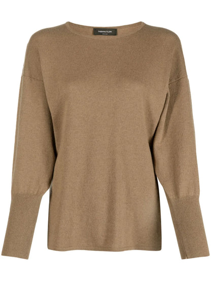 Fitted-Cuffs Sweater