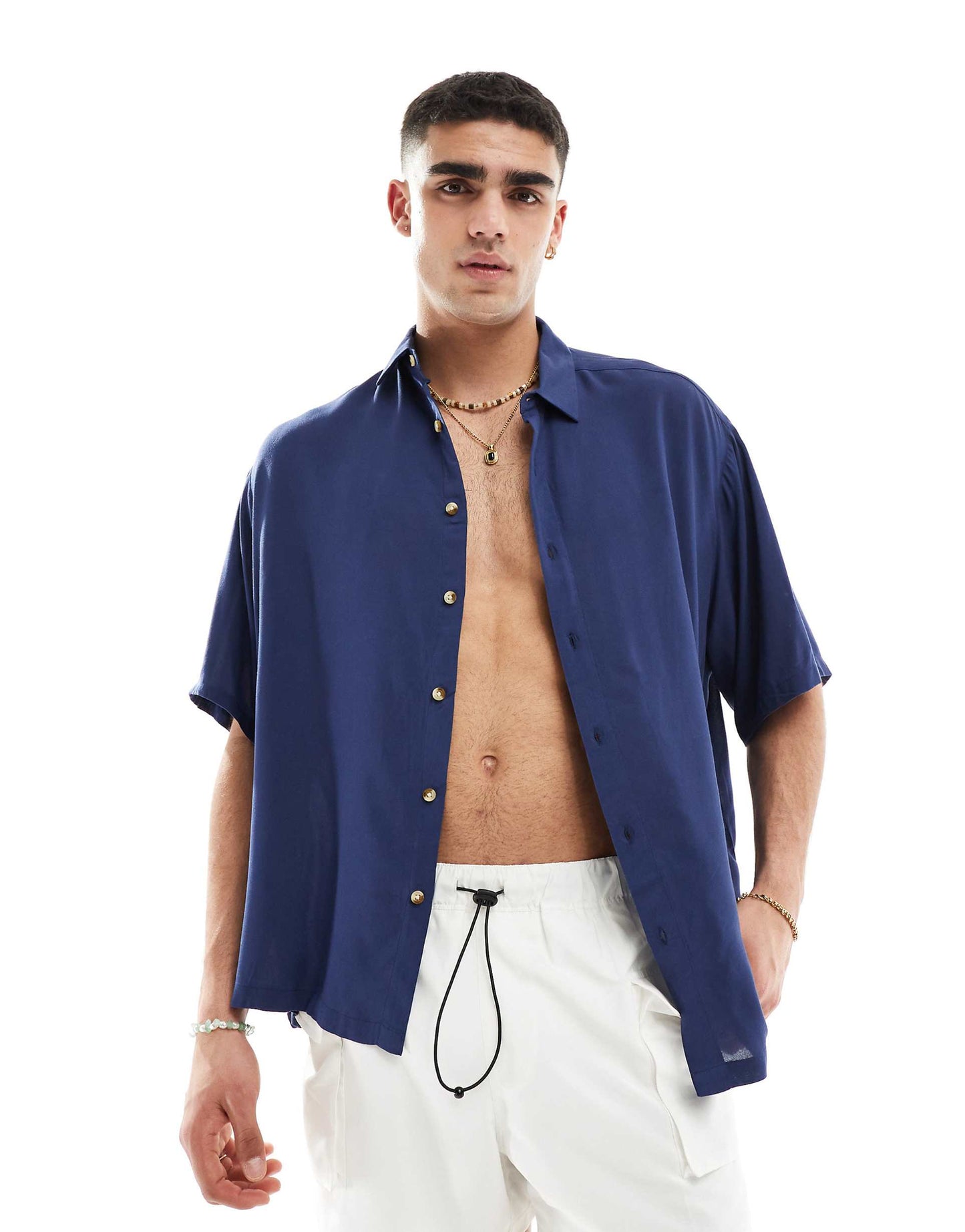 Oversized Viscose Shirt