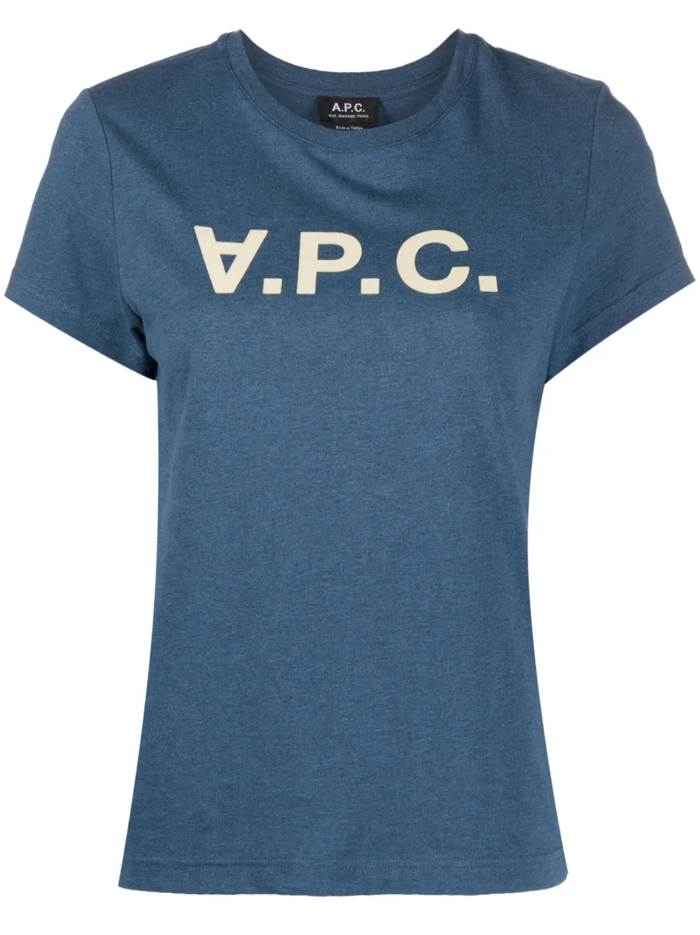 Vpc Logo-Flocked Cotton T-Shirt