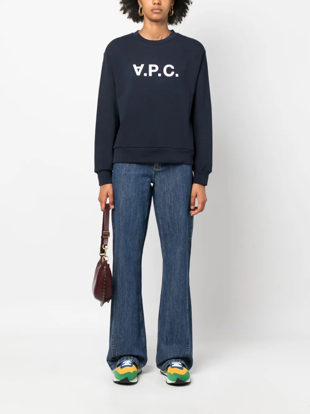 Vpc Logo-Print Cotton Sweatshirt