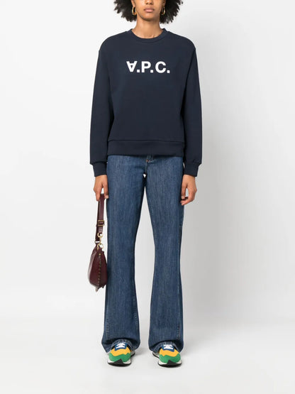 Vpc Logo-Print Cotton Sweatshirt