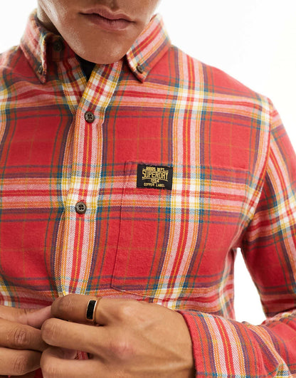 Long Sleeve Cotton Lumberjack Shirt