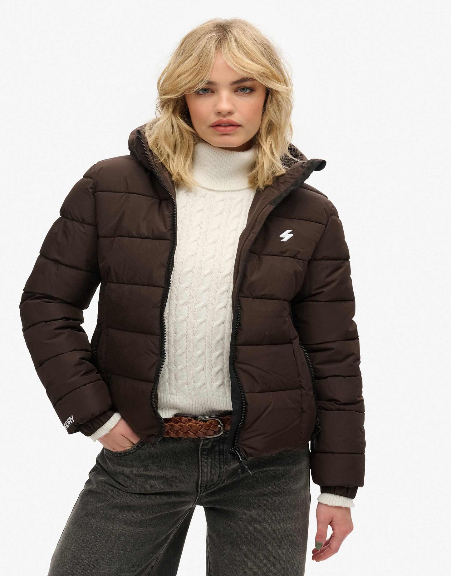 Hooded Spirit Sports Puffer Jacket
