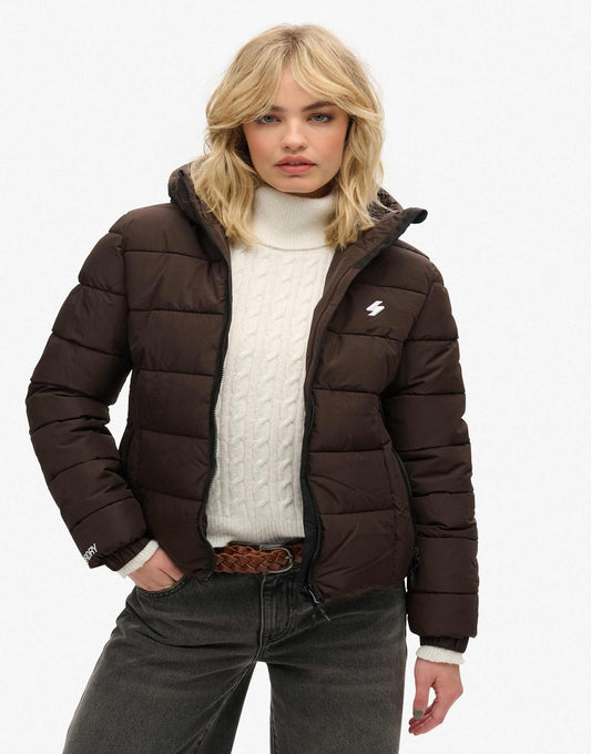 Hooded Spirit Sports Puffer Jacket