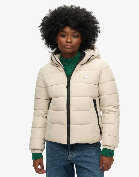 Hooded Spirit Sports Puffer Jacket
