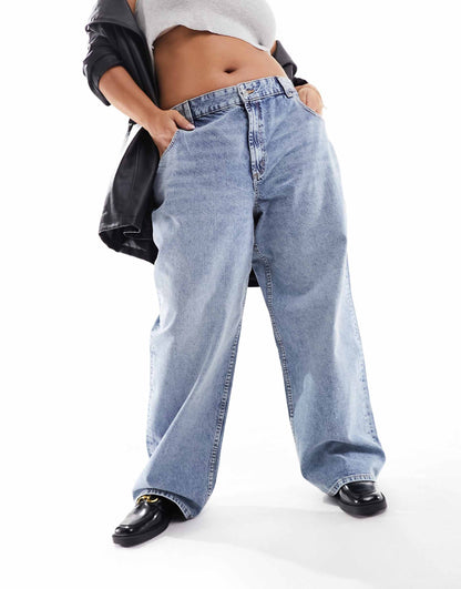 Curve  Baggy  Jeans